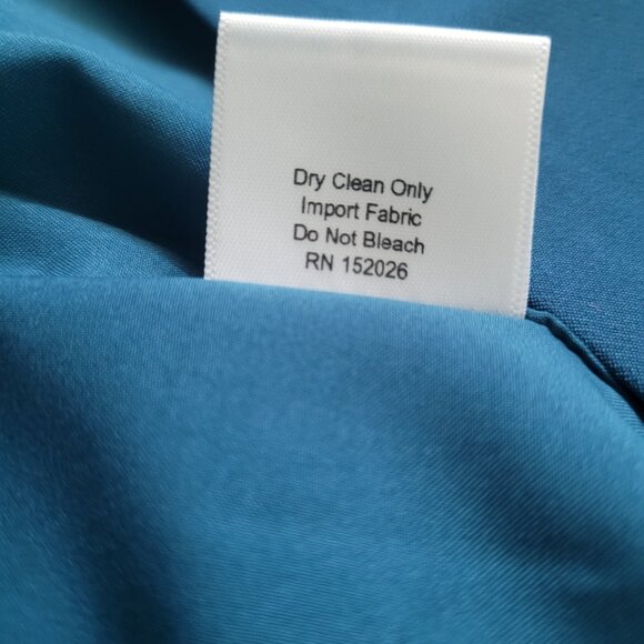 NEW CAMILYN BETH Maxi Dress Teal The Alexandria Gown Sleeveless Size 2 - Picture 4 of 7